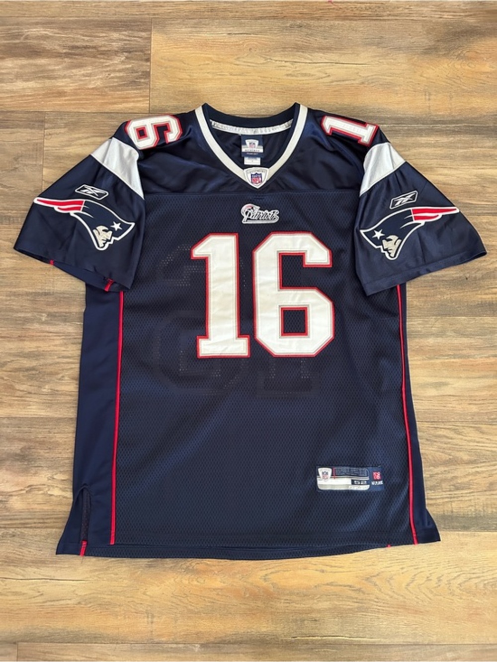 New England Patriots #16 Matt Cassel 2007 Reebok Authentic NFL Jersey Size 52